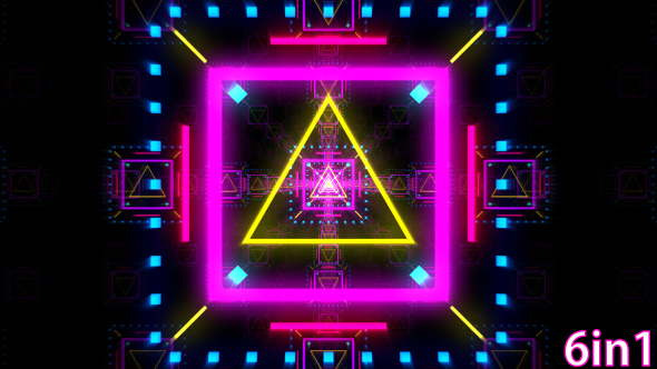 VJ Neon Lights Background alt