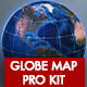 Globe Map Connection Kit - VideoHive Item for Sale