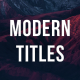 45 Modern Titles - VideoHive Item for Sale