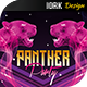 Panther Night flyer and poster - GraphicRiver Item for Sale