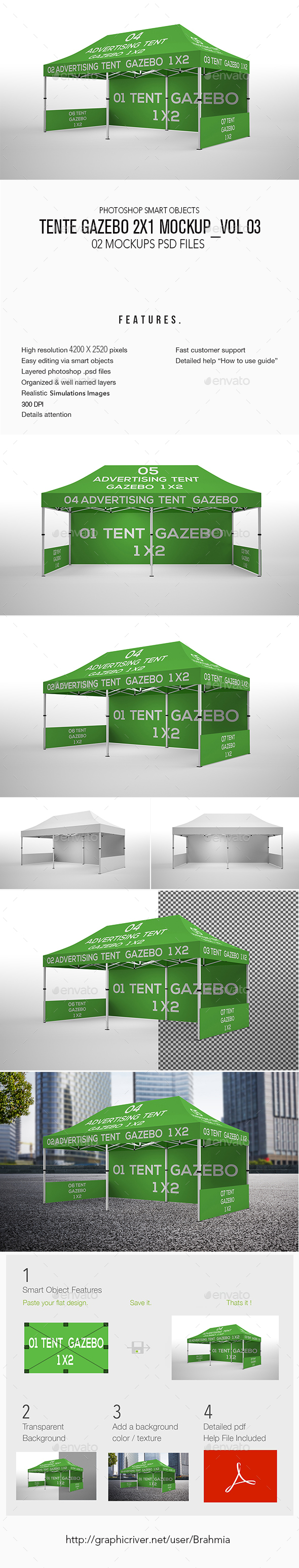 Tent Mockup Graphics Designs Templates From Graphicriver