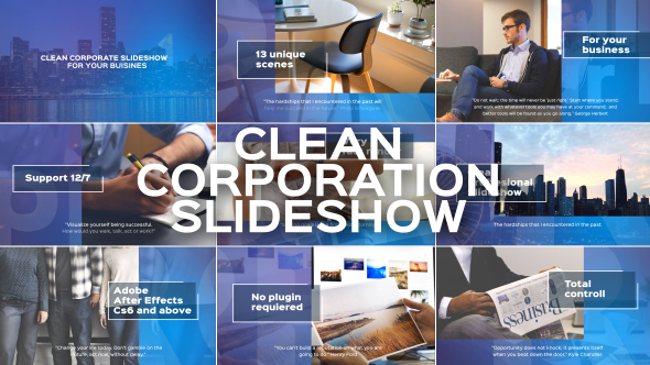 Clean Corporate Slideshow