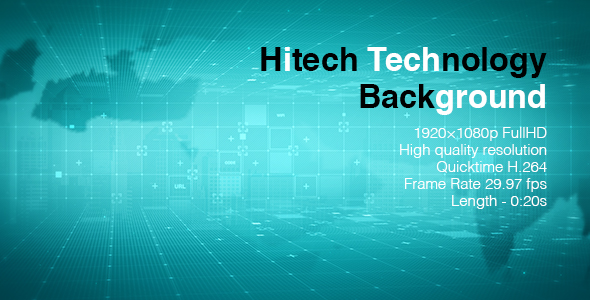 Hitech Technology Background