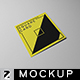 Square Card Mockup v1 - GraphicRiver Item for Sale