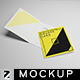 Square Card Mockup v2 - GraphicRiver Item for Sale