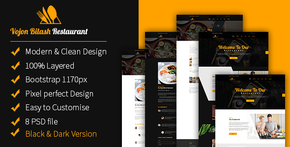 Vojon Bilash Restaurant Template