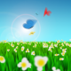 Butterflies Grass Flowers - VideoHive Item for Sale