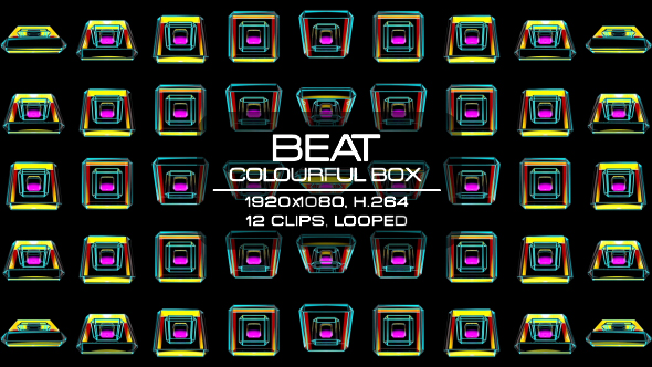 Beat Colourful Box VJ Kit