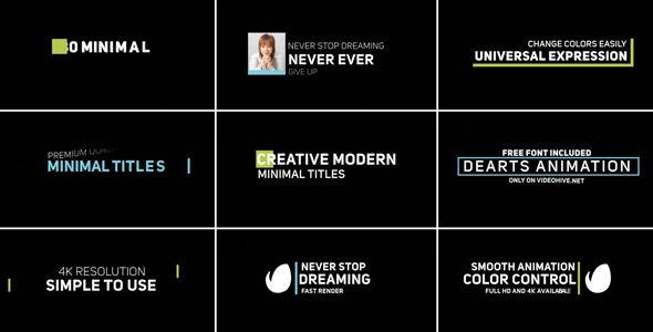 Creative Minimal Typography alt