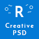 Raico Creative Portfolio PSD Template - ThemeForest Item for Sale