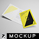 Regular Card A7 Mockup - GraphicRiver Item for Sale