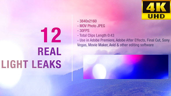 Light Leaks 4K Pack alt