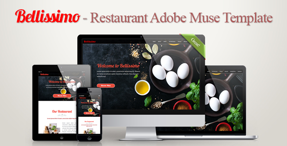 Bellissimo - Restaurant Adobe Muse Template ver.1.1