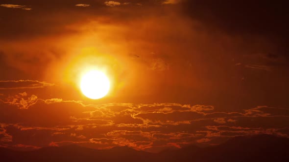 Sunset Time Lapse Clouds