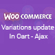 WooCommerce Variant Update On Cart Page - CodeCanyon Item for Sale