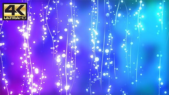 Blue Abstract Lines & Particles  alt