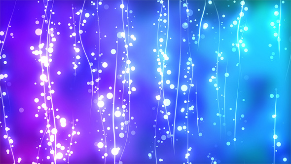 Blue Abstract Lines & Particles alt