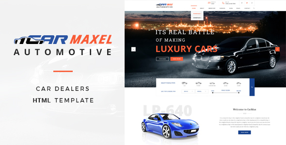 Car Max - Automotive HTML Template