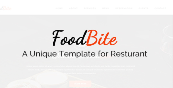 FoodBite-html restaurant template