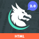 Emerald Dragon Digital Marketplace HTML Multipurpose Template V2.0 - ThemeForest Item for Sale