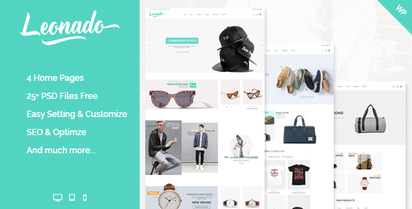 Leonado - Multi-Concepts WooCommerce WordPress Theme