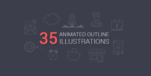 Animated Outline Illustrations