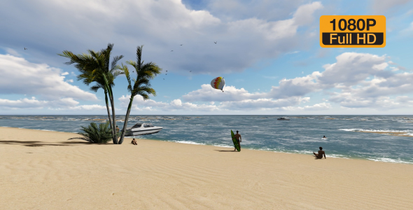 Beach People and Parasailing alt