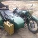 Vintage Motorcycle Idling