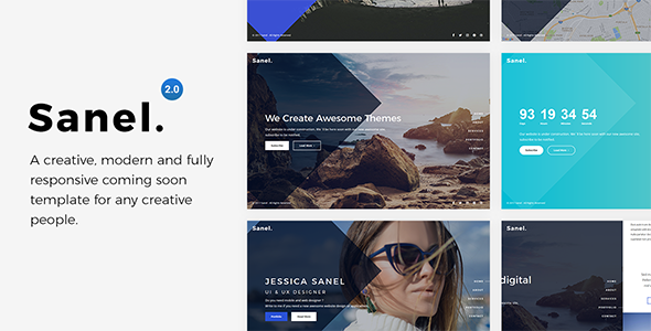 Sanel - Creative Coming Soon Template