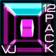 Spinning Cyan Magenta Box VJ Kit - VideoHive Item for Sale