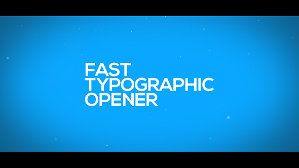 Fast Typographic Opener
