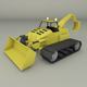 Tractor Backhoe - 3DOcean Item for Sale