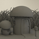 Mushroom Cottage - 3DOcean Item for Sale