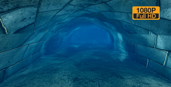 Rock Tunnel with Water