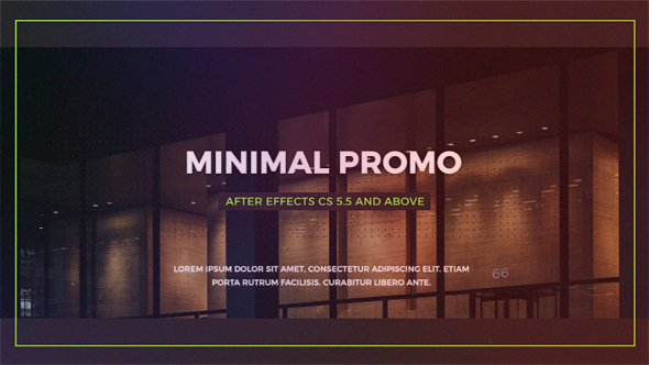 Minimal Promo