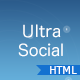 UltraSocial - Social Media Marketing Onepage / Landing Page Template - ThemeForest Item for Sale