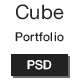 Cube Creative Portfolio PSD Template - ThemeForest Item for Sale