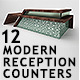 12 Modern Reception Counters Compilation - 3DOcean Item for Sale