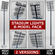 Stadium light lux pack - 3DOcean Item for Sale