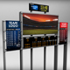 Baseball stadium scoreboard low poly - 3DOcean Item for Sale