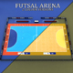 Futsal court arena soccer - 3DOcean Item for Sale