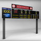 Baseball scoreboard small - 3DOcean Item for Sale