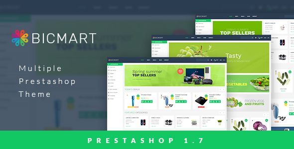 Leo Bicmart Prestashop Theme 1.6 i 1.7 dla Super Market i Digital