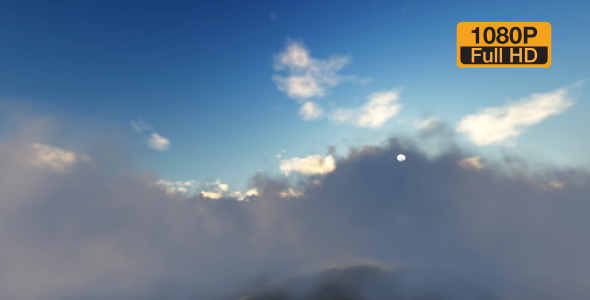 Time-lapse High Clouds and Sun alt