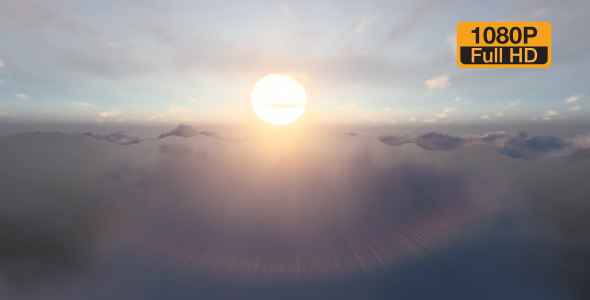 Big Sun Disk and High Clouds alt