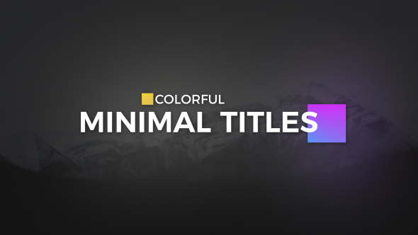 Color full Minimal Titles alt