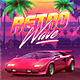 Retrowave 80's Synthwave Flyer - GraphicRiver Item for Sale