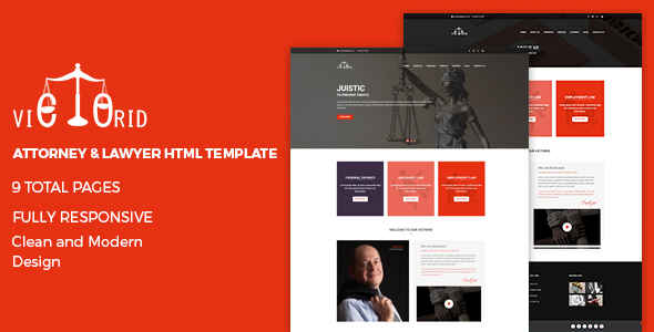 Victorid - Attorney & Lawyer HTML5 Template