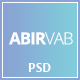 ABIRVAB - One Page Multipurpose PSD Template - ThemeForest Item for Sale