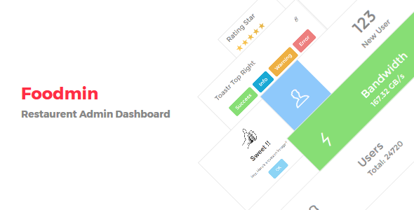 Foodmin - Restaurant Admin Dashboard